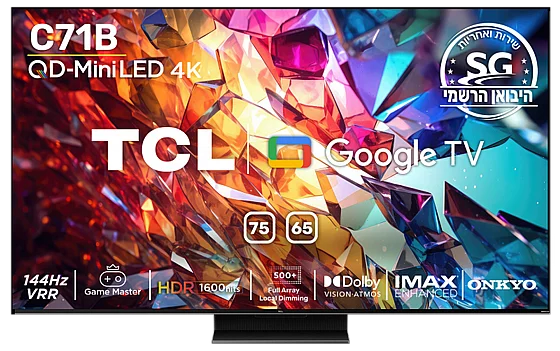 �������� ���� 65″ MINI LED ���� �� 4K 65C71B �� �� �� TCL