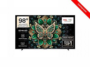 98C6K - TCL 98" Mini UHD QD-Mini Led Google TVUp to 500 Local Dimming Zones HDR 1000nit Brightness MEMC 120Hz, VRR(48-288Hz) C6������ ������ ����� ����� |���� ���� ������ VIP|���� ��� |����� ����