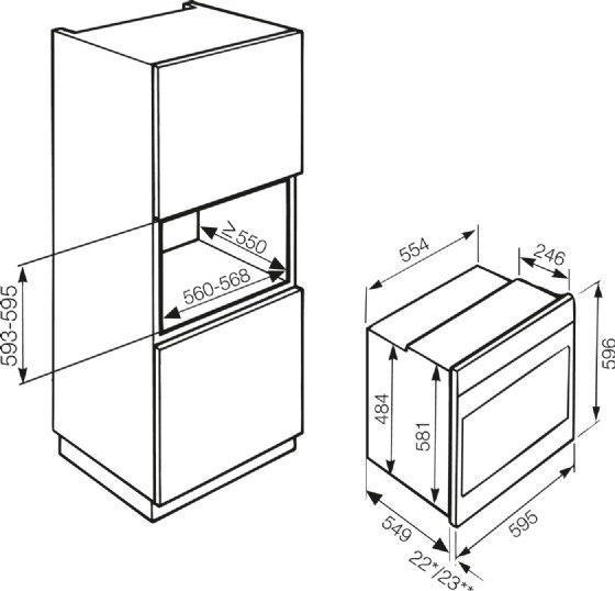 ���� ����, Miele H2261-1 B CLST ����� �������